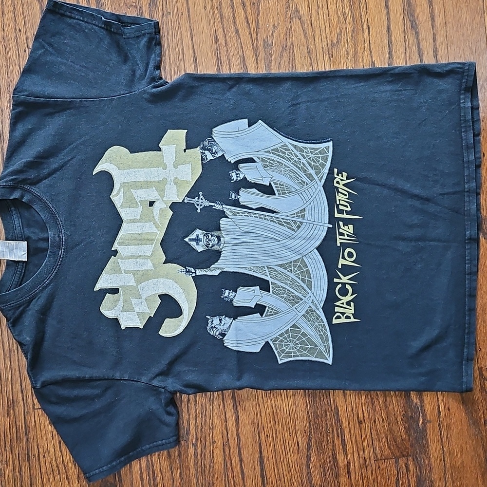 GHOST Band Shirt / Black to the Future Tour 2015 / Size S